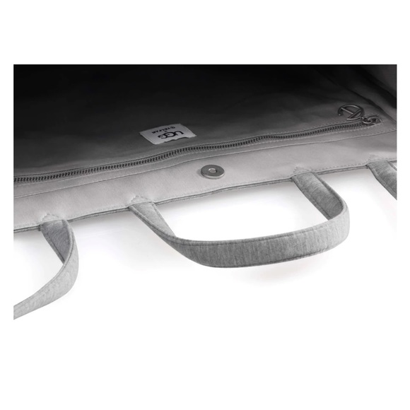 UGG x Telfar Large Fleece Shopper Tote- Grey (Luxury Travel Bag ) - Picture 6 of 8